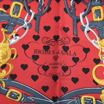 Brides de Gala Love Rouge Vintage Silk Scarf Pillow 17"