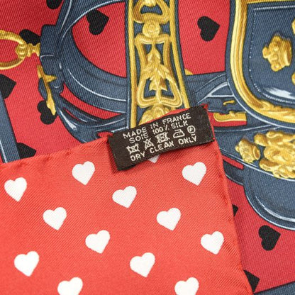 Brides de Gala Love Rouge Vintage Silk Scarf Pillow 17"