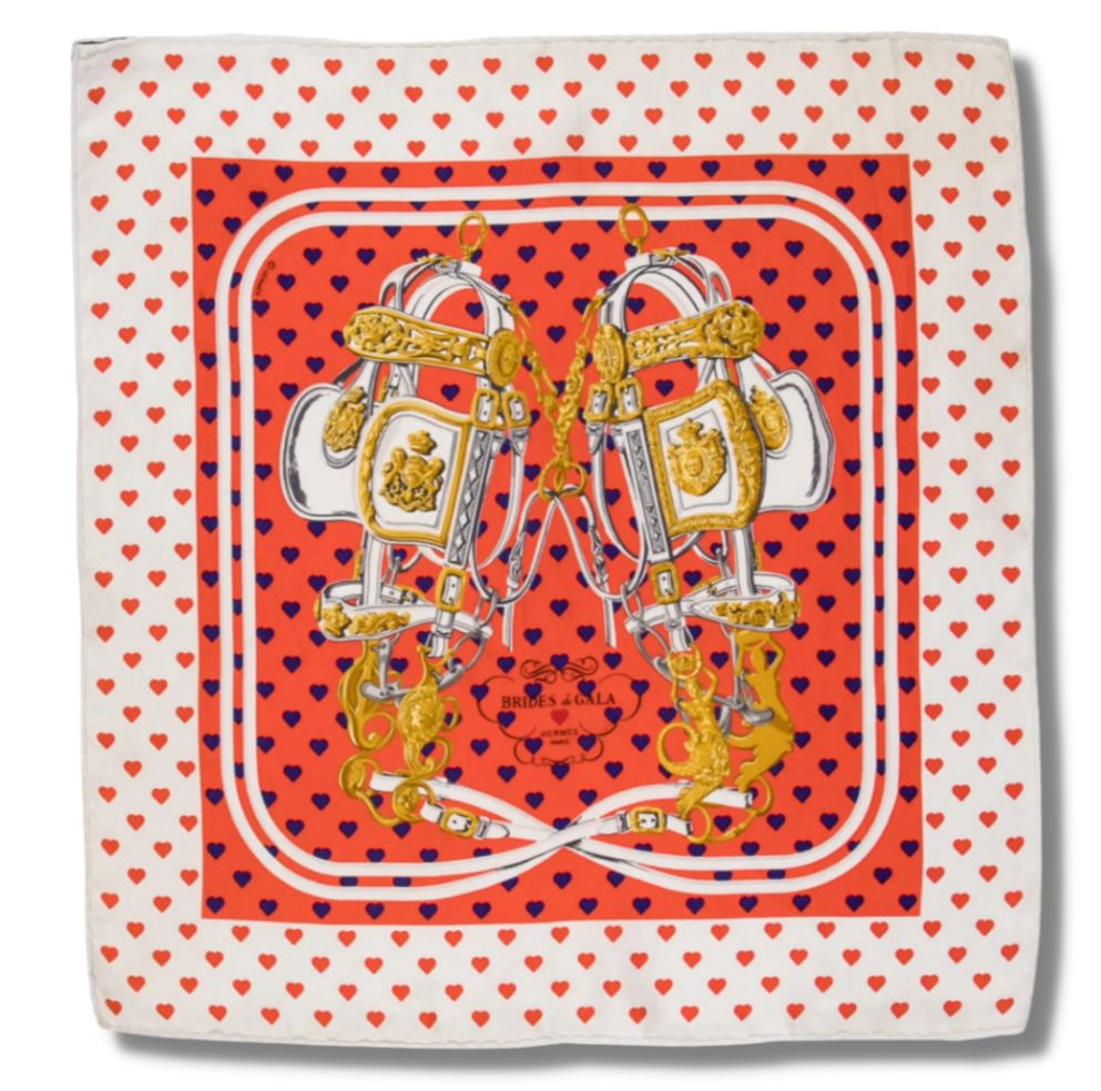 Brides de Gala Love Vintage Silk Scarf Pillow 17"