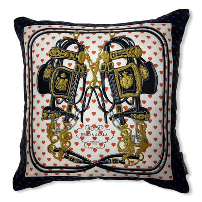 Brides de Gala Love Vintage Silk Scarf Pillow 17"