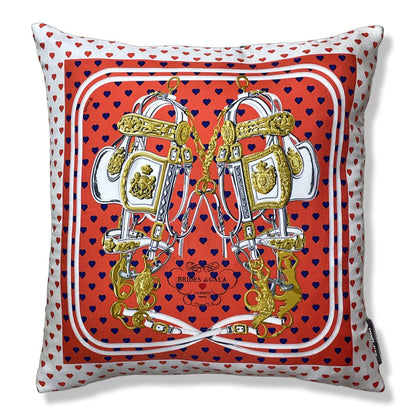 Brides de Gala Love Vintage Silk Scarf Pillow 17"