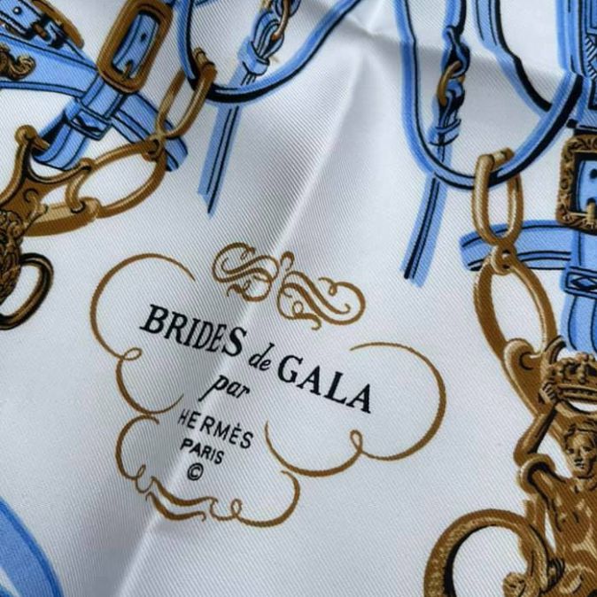 Brides de Gala Vintage Silk Scarf Pillow 17"