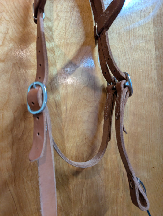 Genuine Leather 1" Browband Headstall