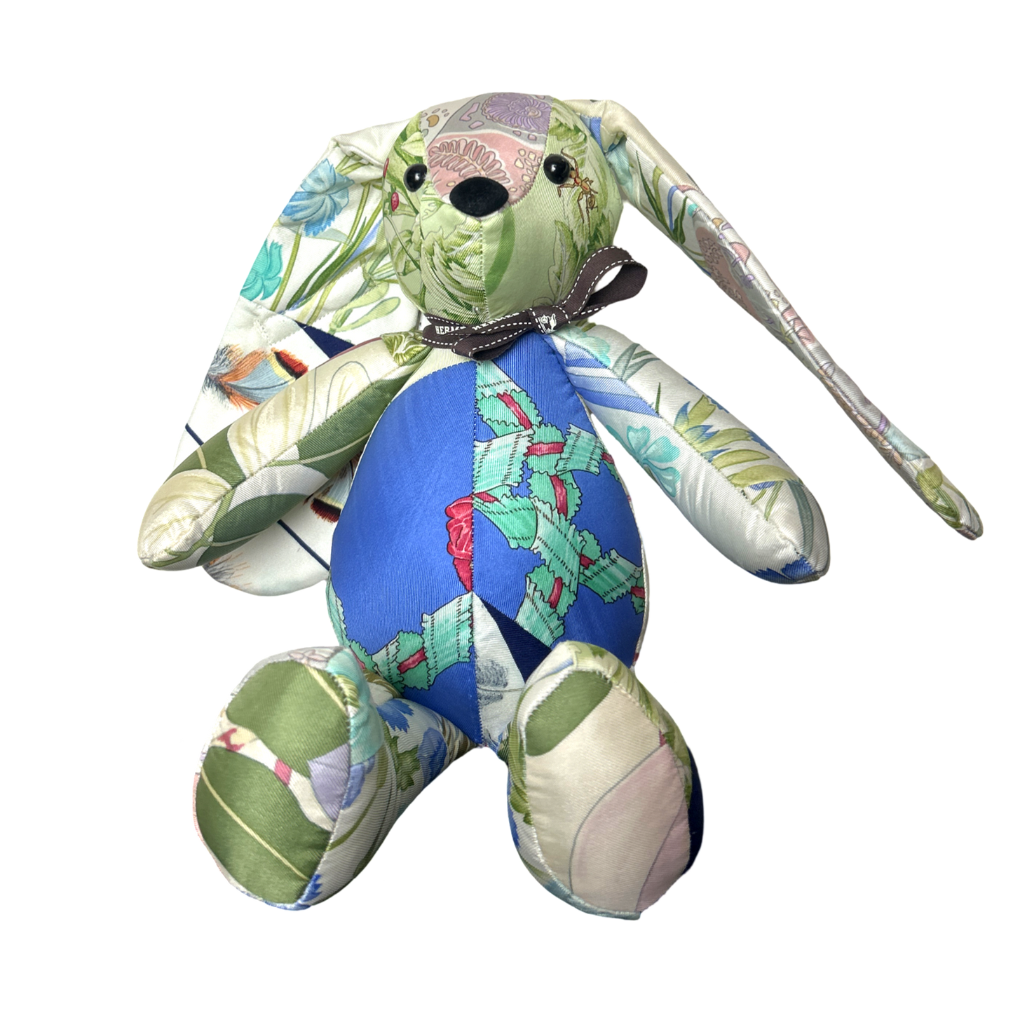Vintage Silk Scarf Clever Bunny