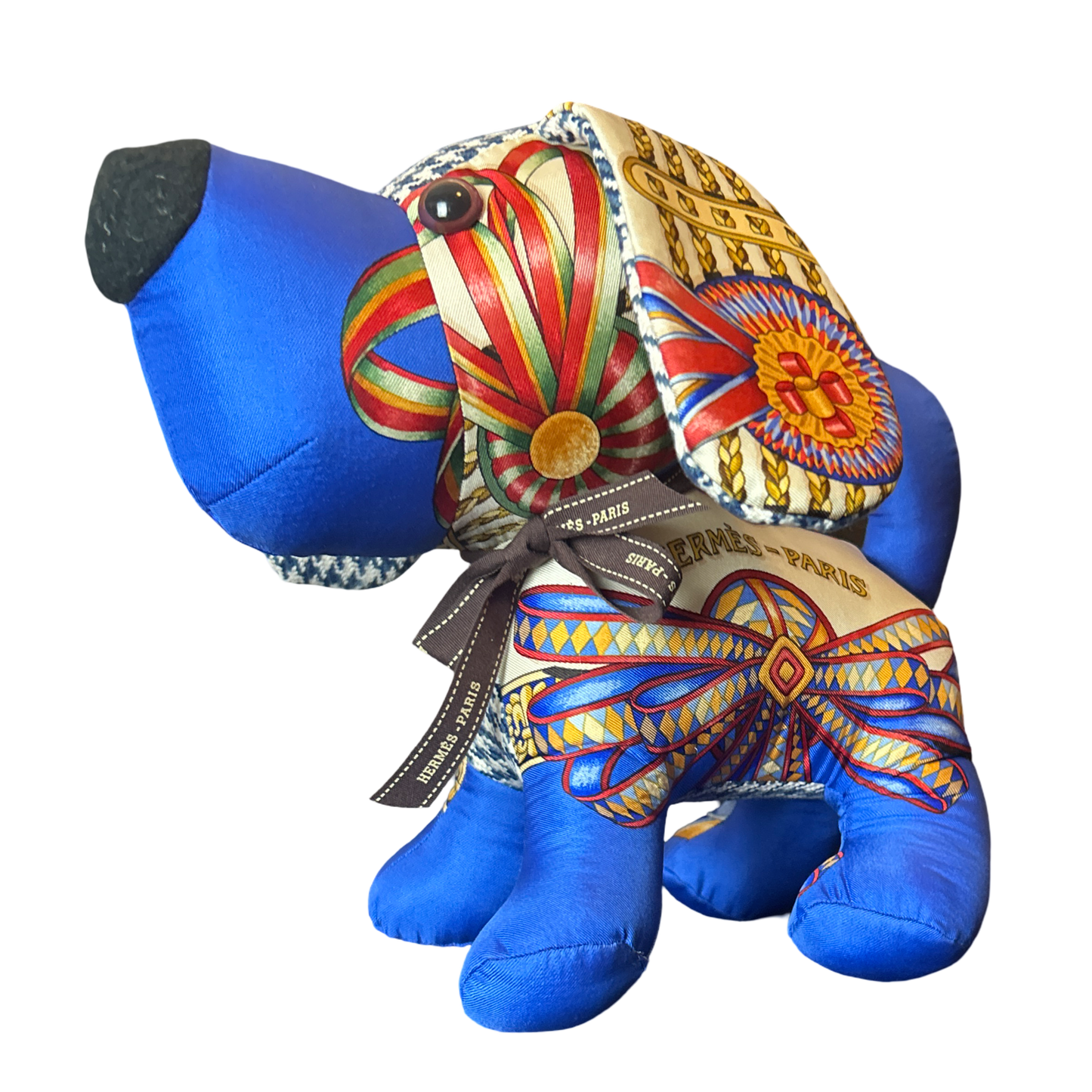 Rubans du Cheval Vintage Silk Scarf Loyal Puppy