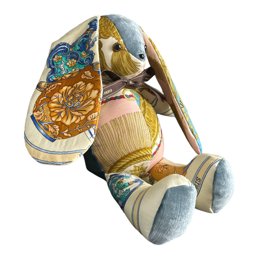 Qu'Importe le Flacon Vintage Silk Scarf Clever Bunny