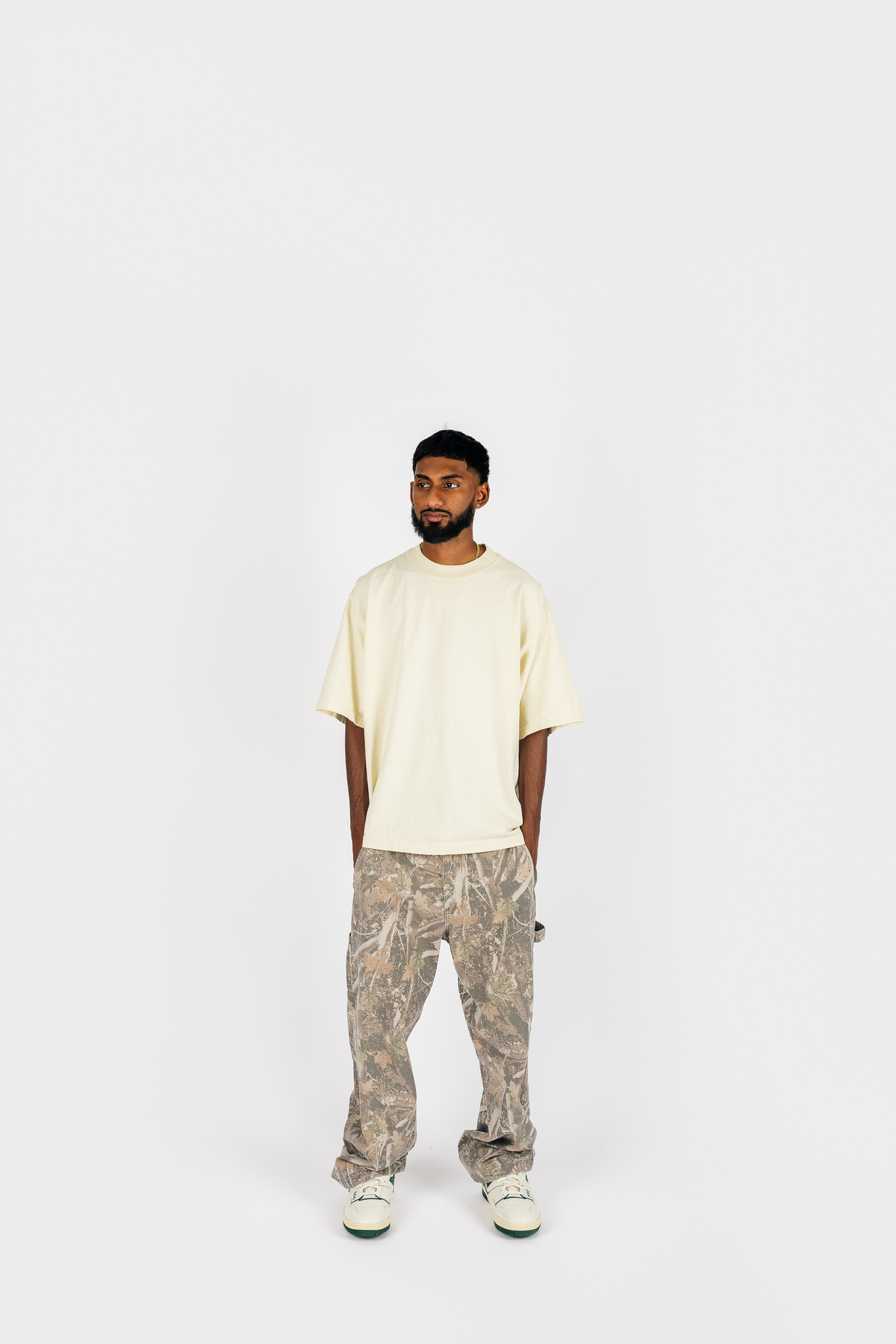 Garment Dye Drop Shoulder Shirt