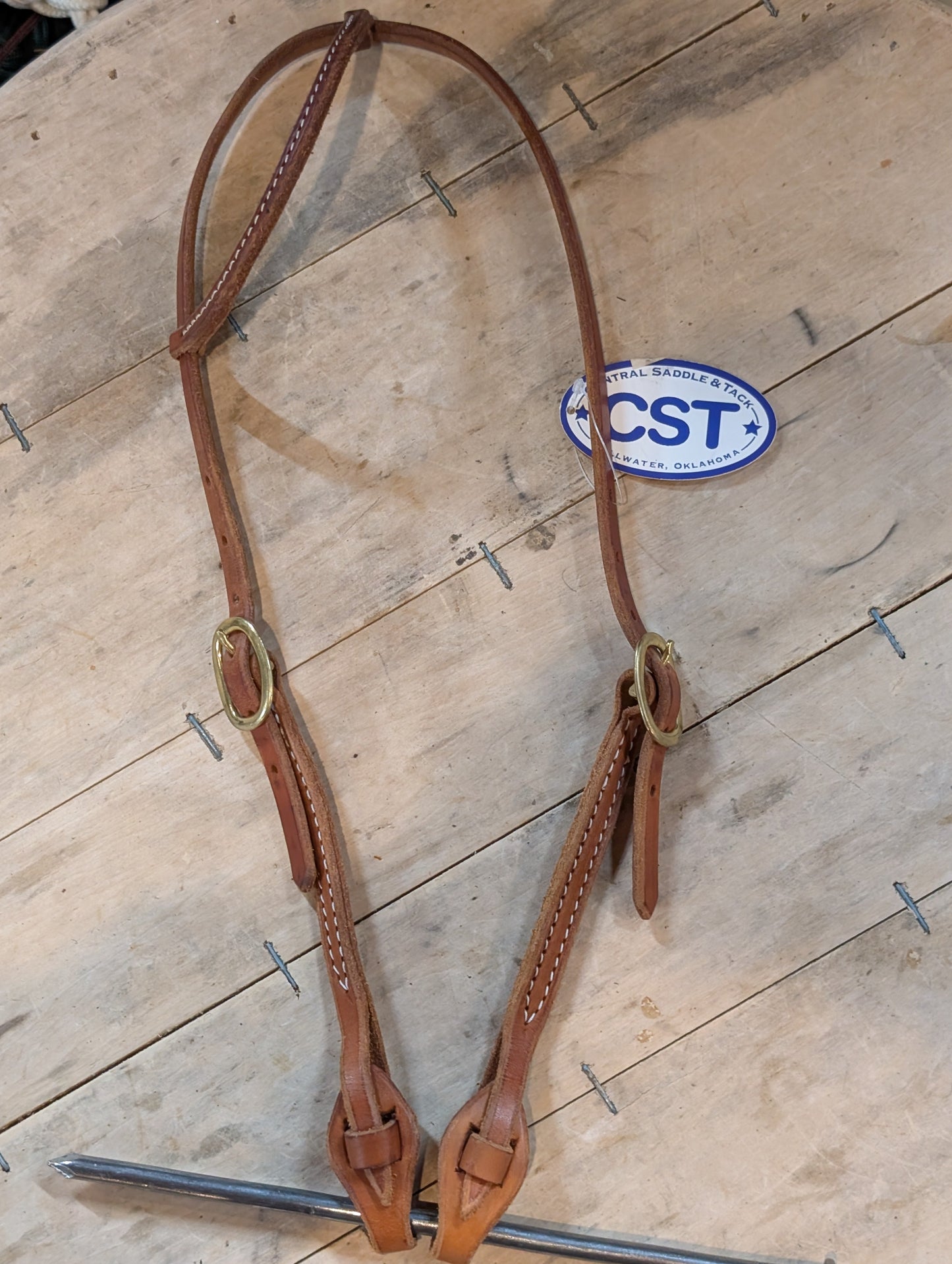 CST Sliding One Ear Headstall with Quick Change loops