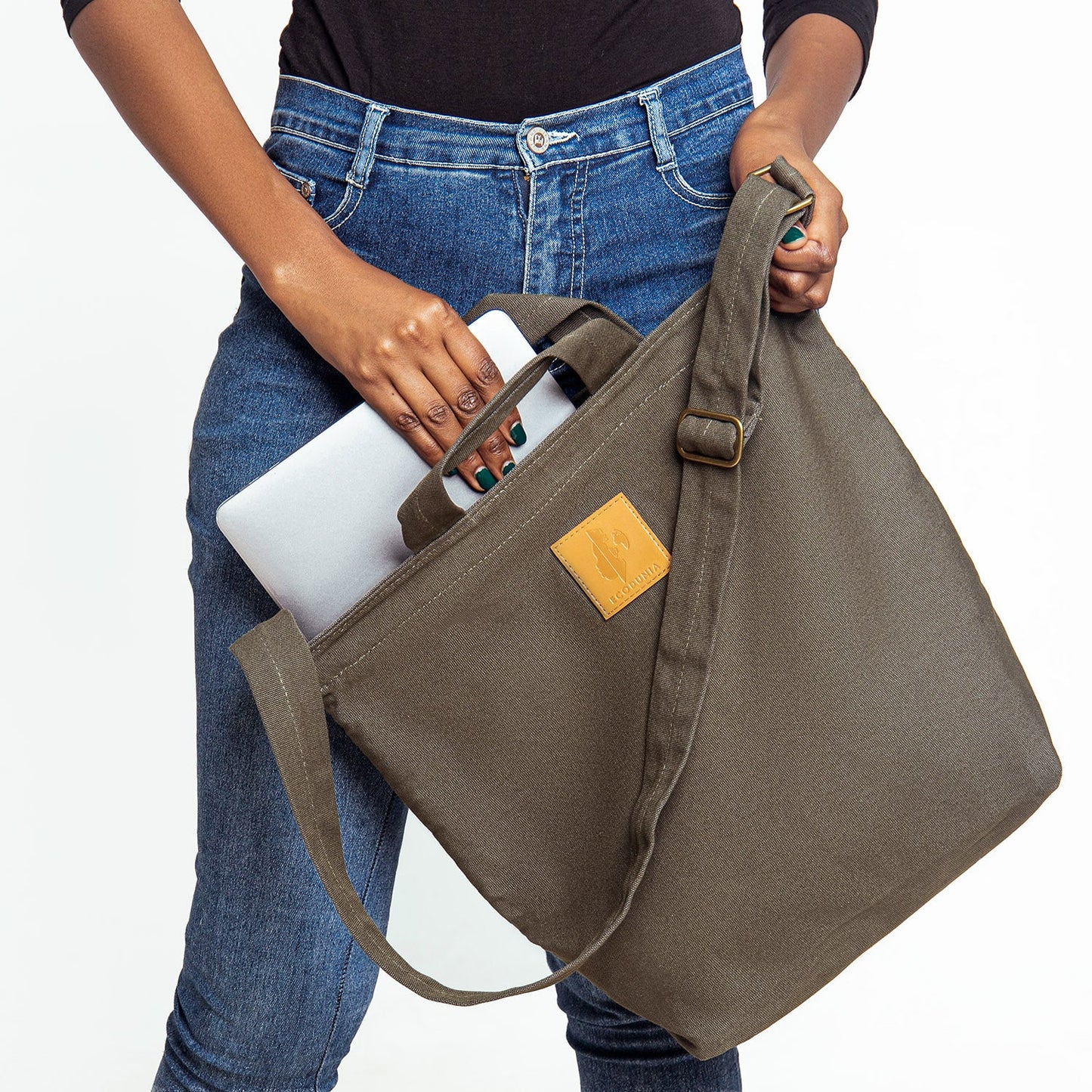 Canvas Carry-All Crossbody Bag for Men & Women | Amani