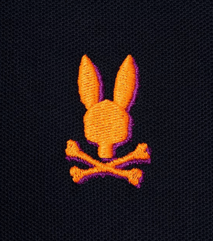 Psycho Bunny Montebello Pique Polo - Navy