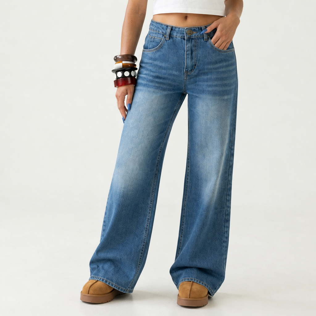 Free Spirit Vintage Wide Leg Jeans