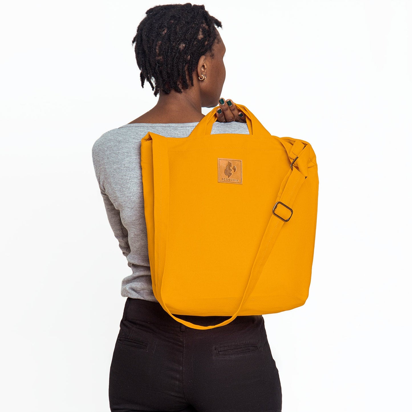 Canvas Carry-All Crossbody Bag for Men & Women | Amani