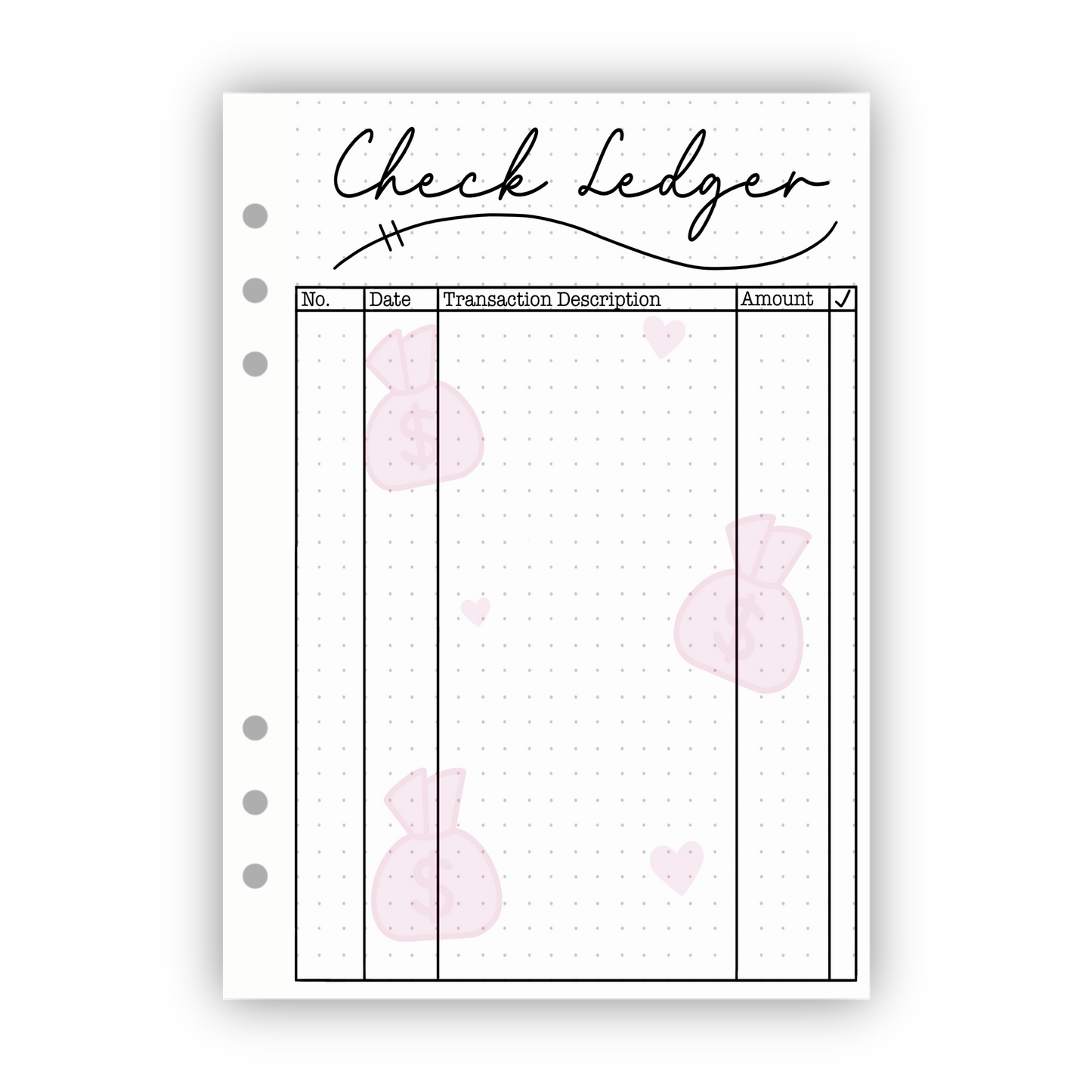 Check Ledger