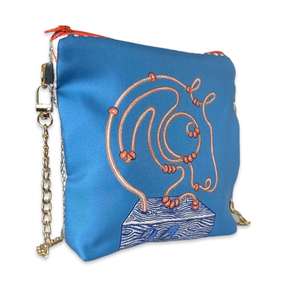Chevaloscope Vintage Scarf Crossbody Bag