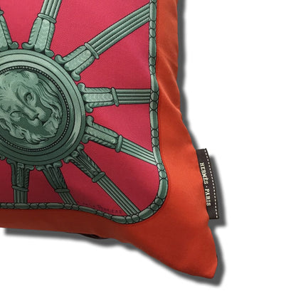 Coach d'Hermes Vintage Silk Scarf Pillow 28"