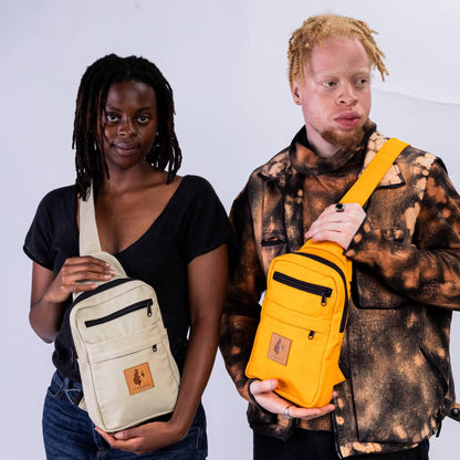Large Canvas Crossbody Sling Bag for Men & Women | Umoja