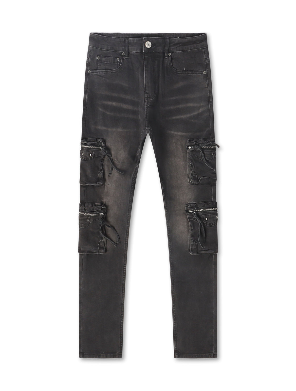 Serenede Poppy Cargo Skinny Jeans - Black
