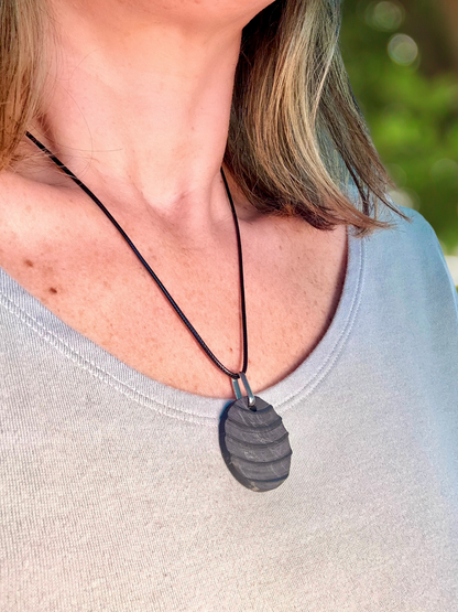 SHUNGITE PENDANTS! HURRY WHILE SUPPLIES LAST! - EMF Protection - Hand Cut Genuine Natural Shungite Pendant High Quality Black Lustrous Gemstone from Russia