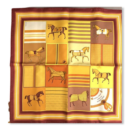 Couvertures Nouvelles Vintage Silk Scarf Pillow 17"