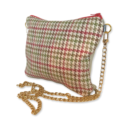 Couvertures et Tenues du Jour Neutral Vintage Scarf Crossbody Bag