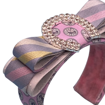 Horseshoe Vintage Silk Necktie Cuff Bracelet