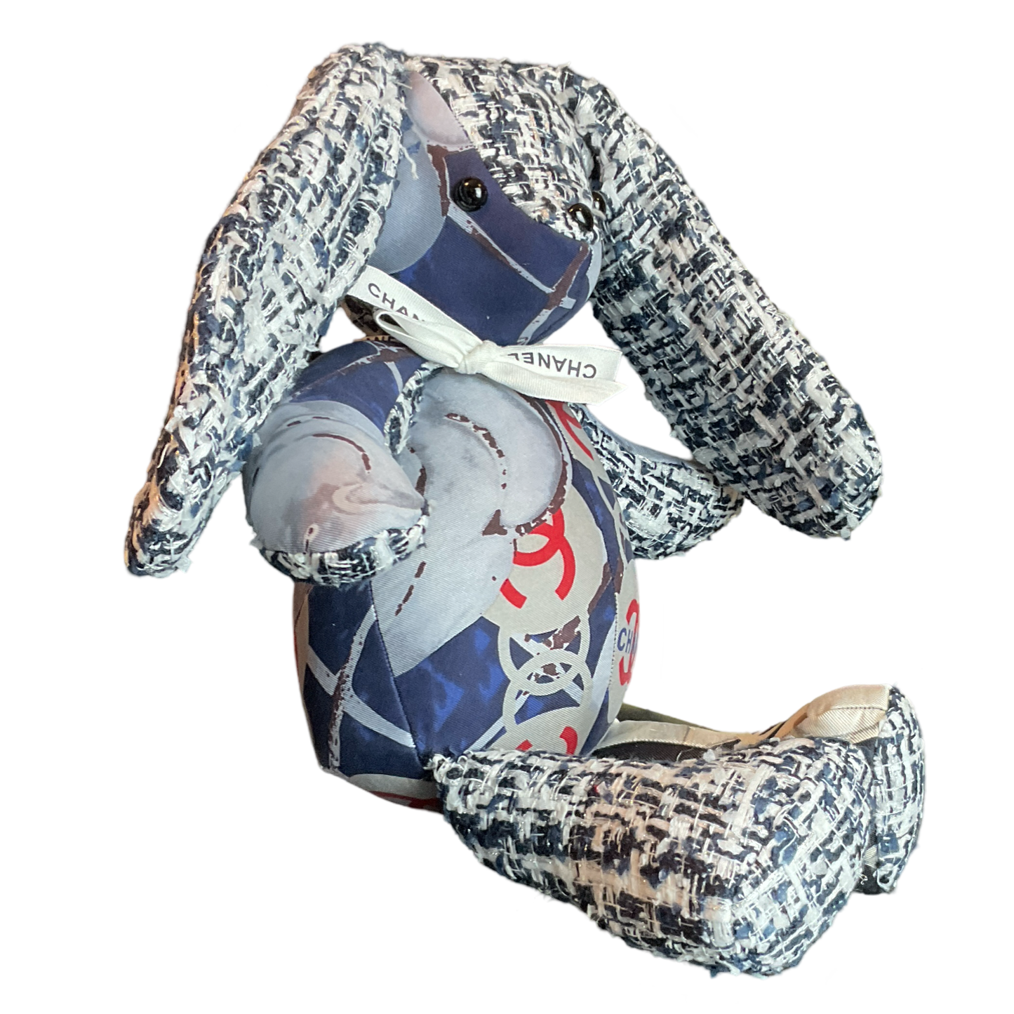 CC Monogram Vintage Silk Scarf Clever Bunny