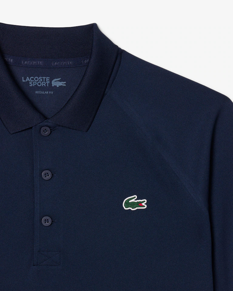 Lacoste Mens UV Protect Golf Polo - Navy