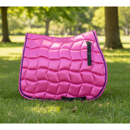 Jumping Horse Saddle Pad with Ear Bonnet and Blushing Boot / Bell Boot option