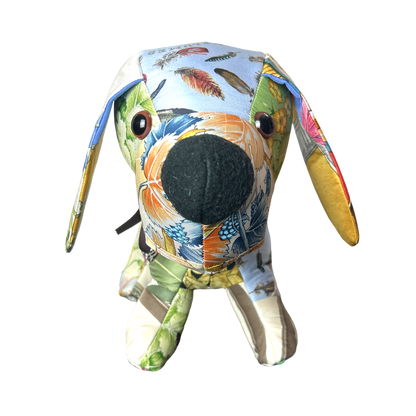 Vintage Silk Scarf Loyal Puppy