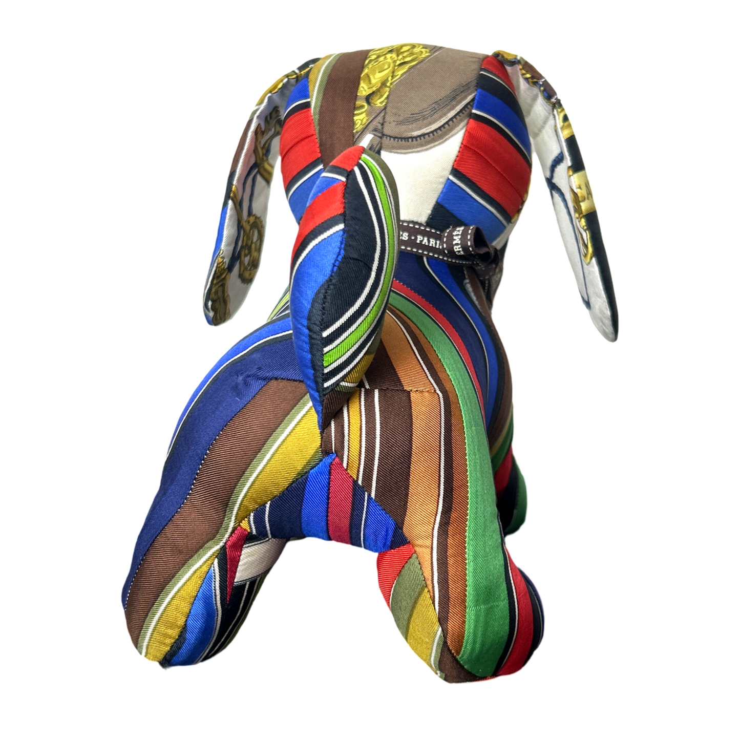 Vintage Silk Scarf Loyal Puppy