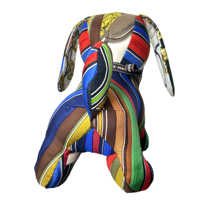 Vintage Silk Scarf Loyal Puppy