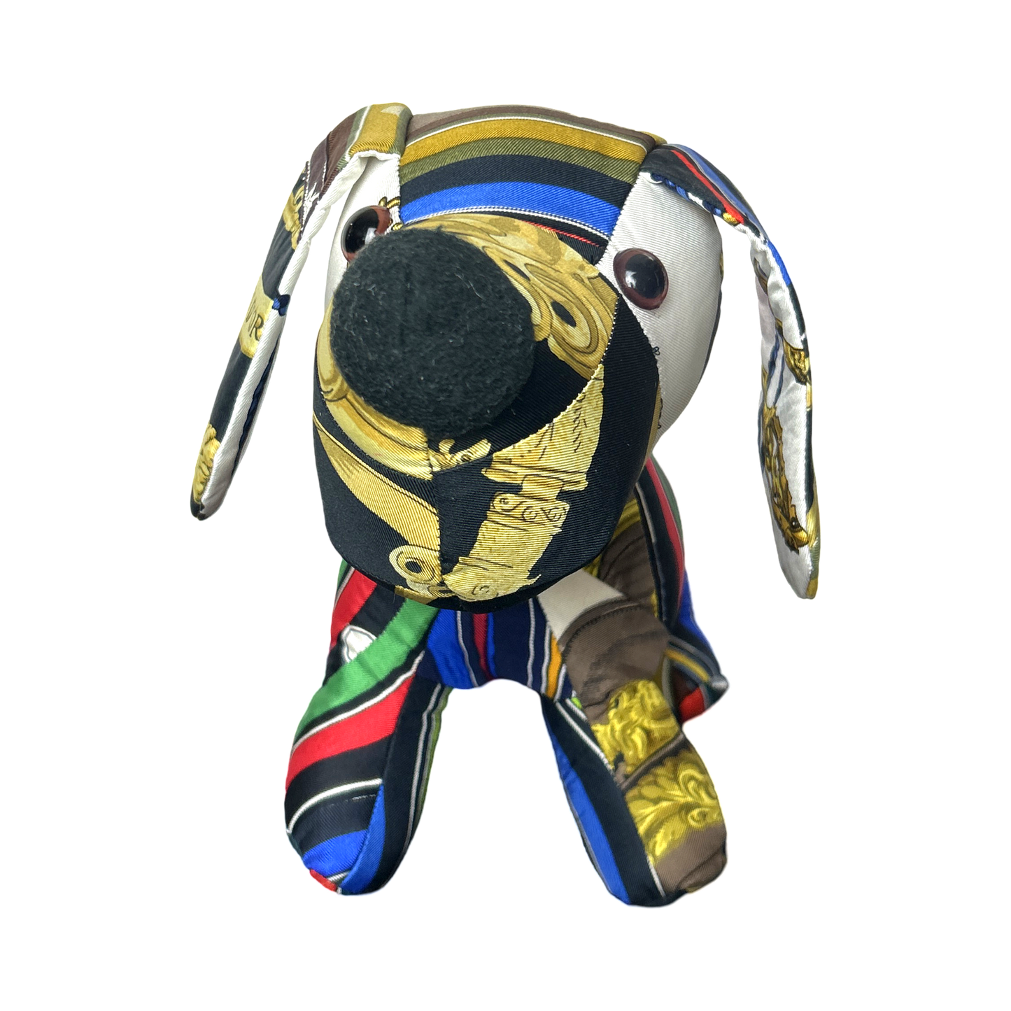 Vintage Silk Scarf Loyal Puppy