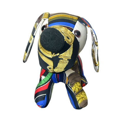 Vintage Silk Scarf Loyal Puppy
