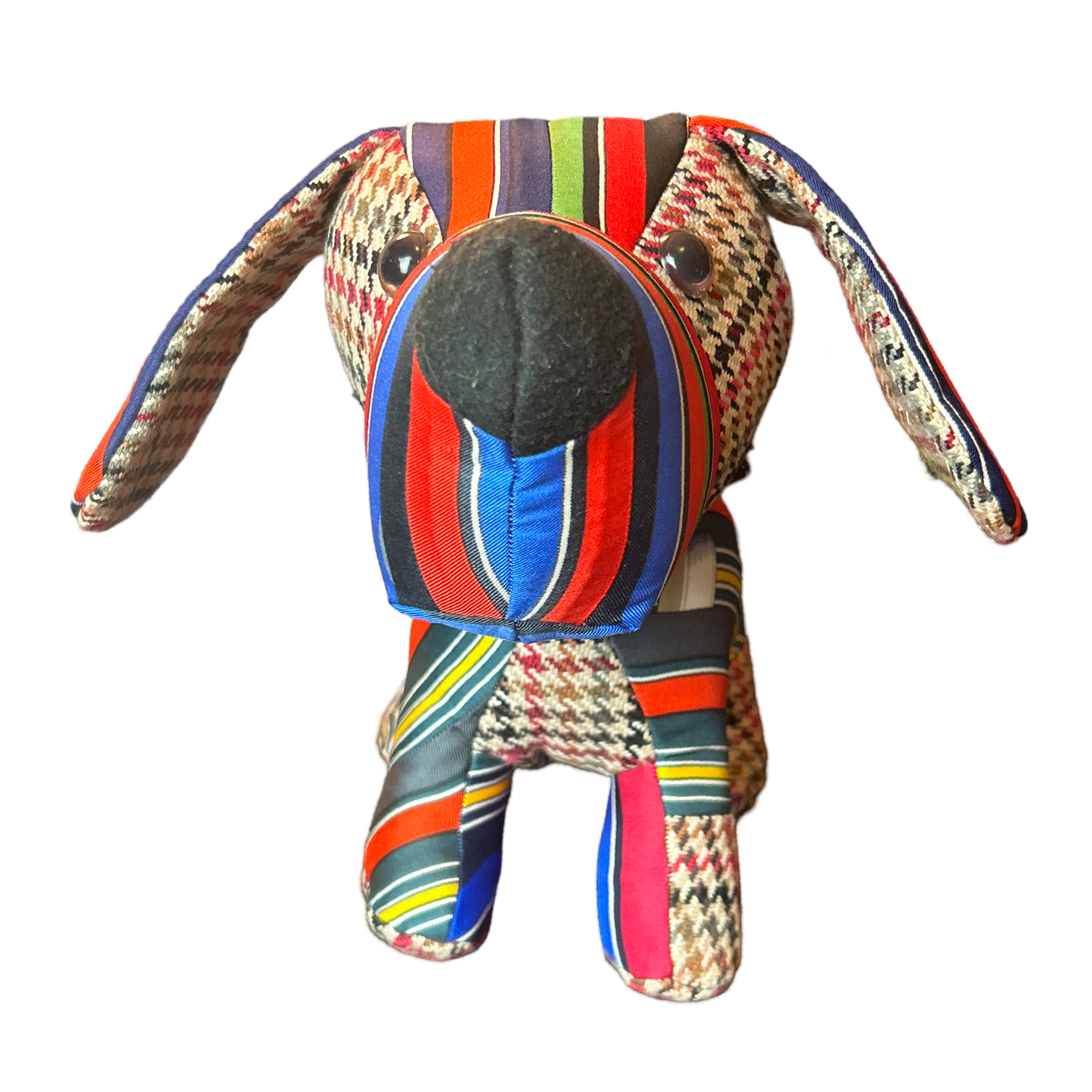 Couvertures et Tenues du Jour Vintage Silk Scarf Loyal Puppy