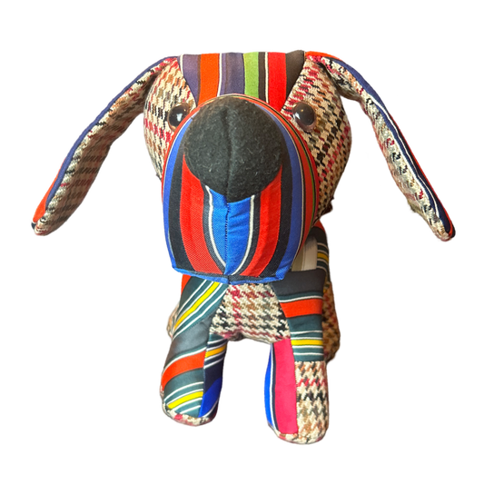 Couvertures et Tenues du Jour Vintage Silk Scarf Loyal Puppy