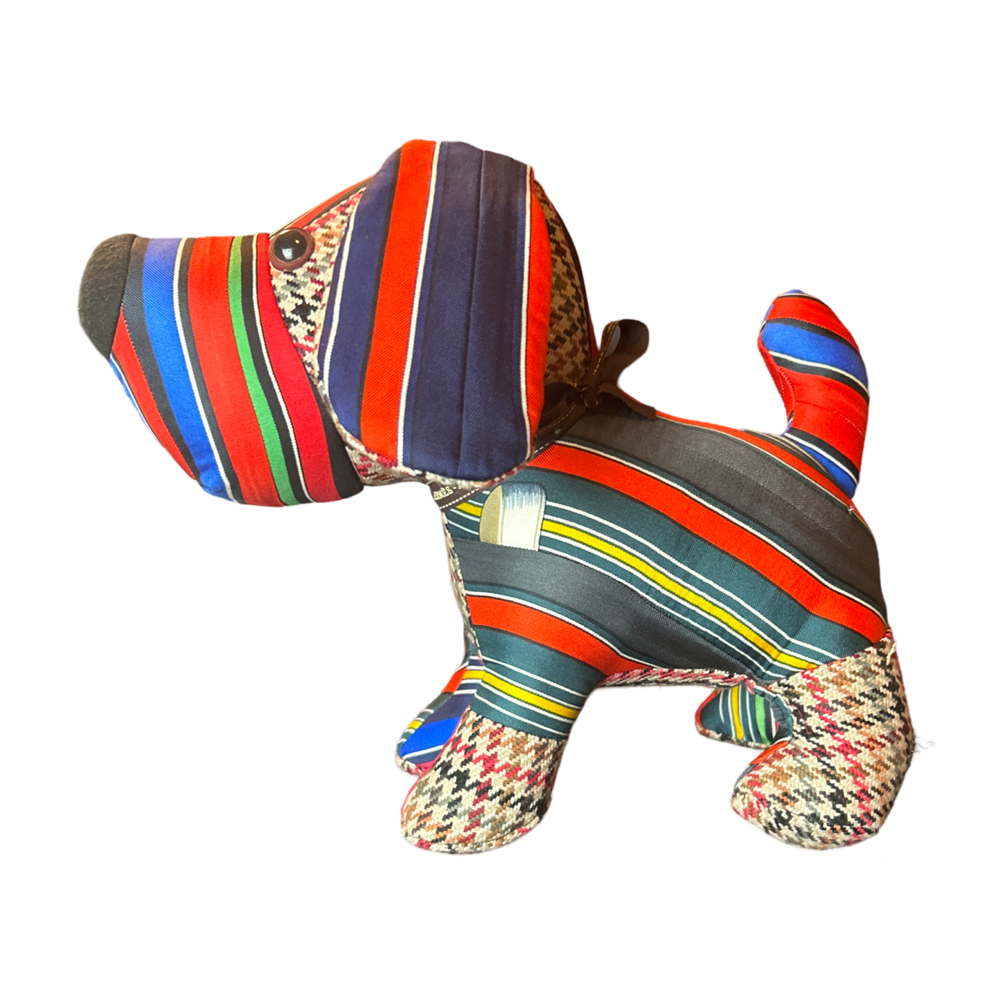 Couvertures et Tenues du Jour Vintage Silk Scarf Loyal Puppy