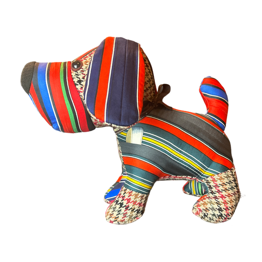 Couvertures et Tenues du Jour Vintage Silk Scarf Loyal Puppy