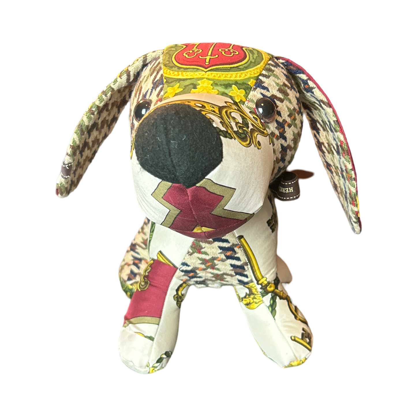 Cles Vintage Silk Scarf Loyal Puppy