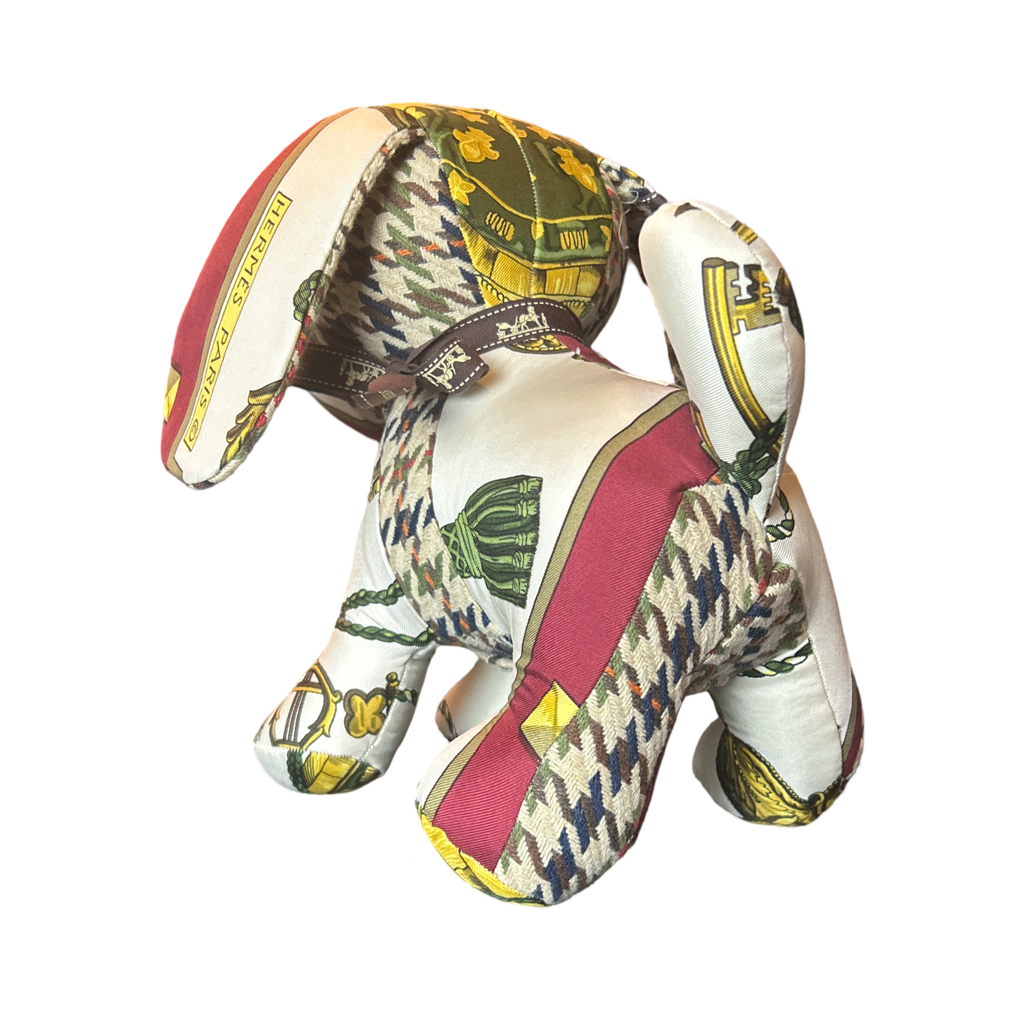 Cles Vintage Silk Scarf Loyal Puppy