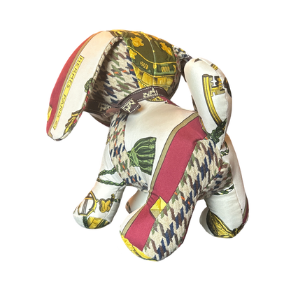 Cles Vintage Silk Scarf Loyal Puppy