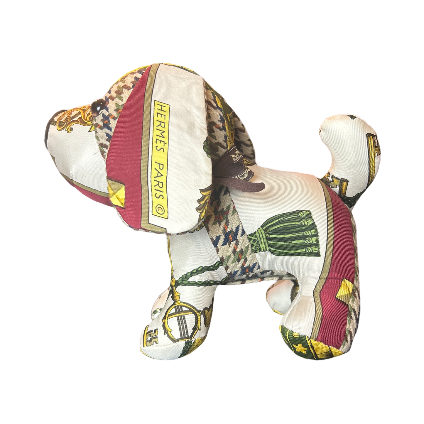 Cles Vintage Silk Scarf Loyal Puppy