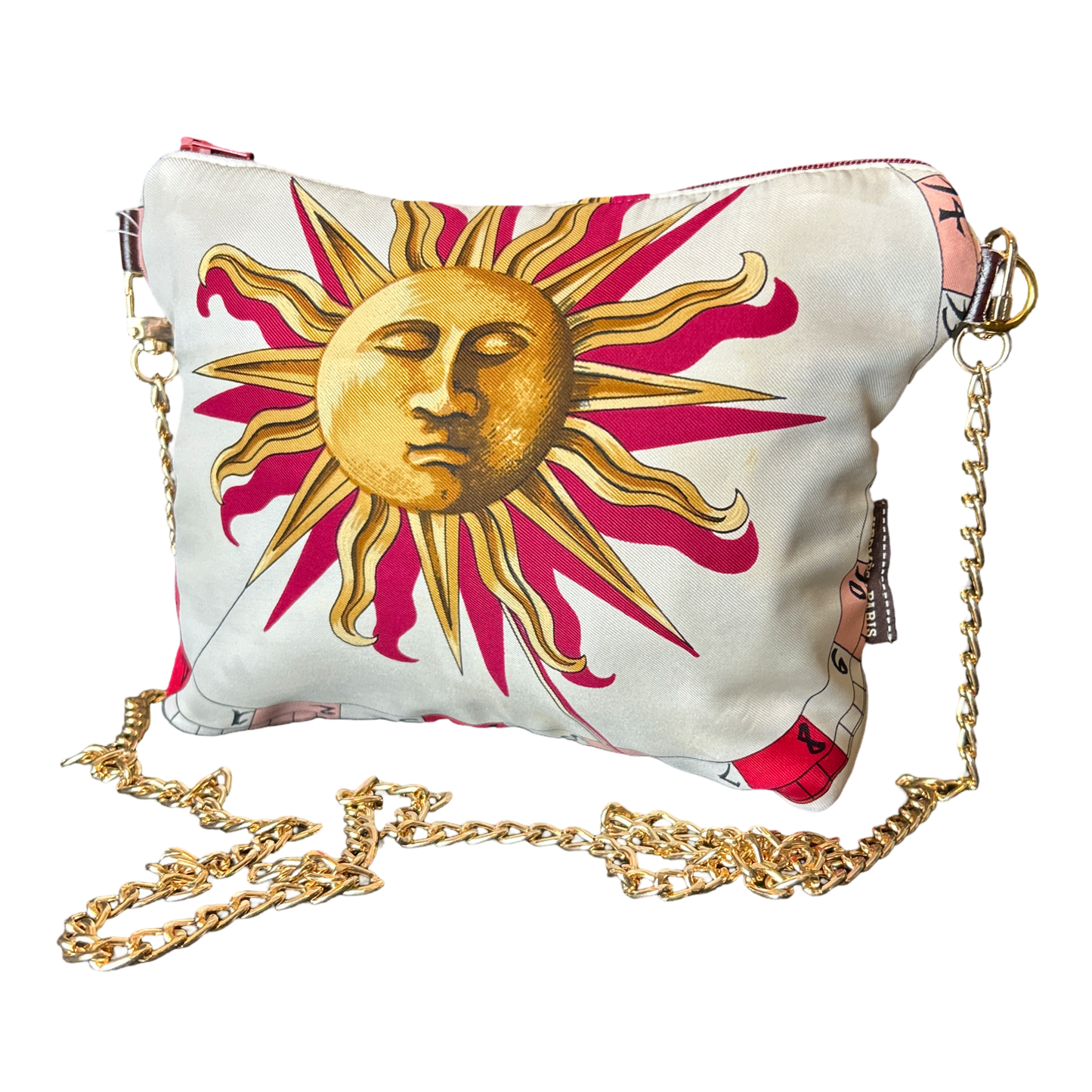 Astrologie Vintage Silk Scarf Crossbody Bag
