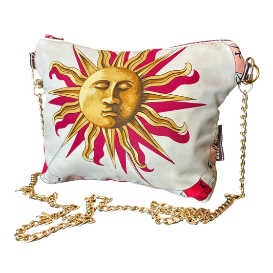 Astrologie Vintage Silk Scarf Crossbody Bag