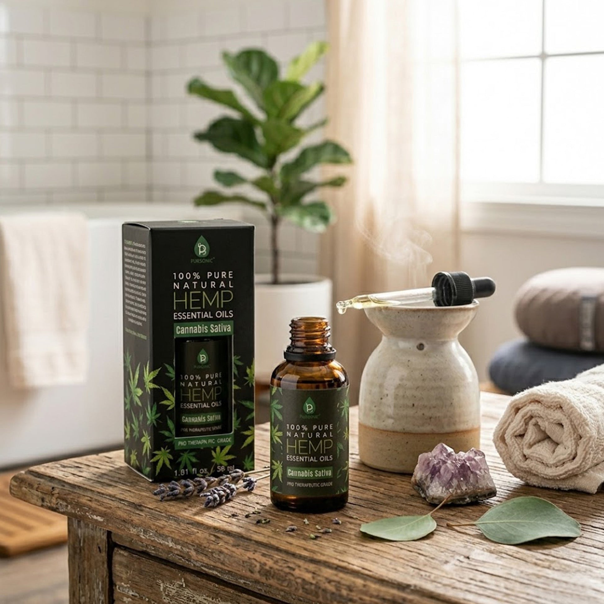 100% Pure Natural Sativa (Hemp) Essential Oil-1