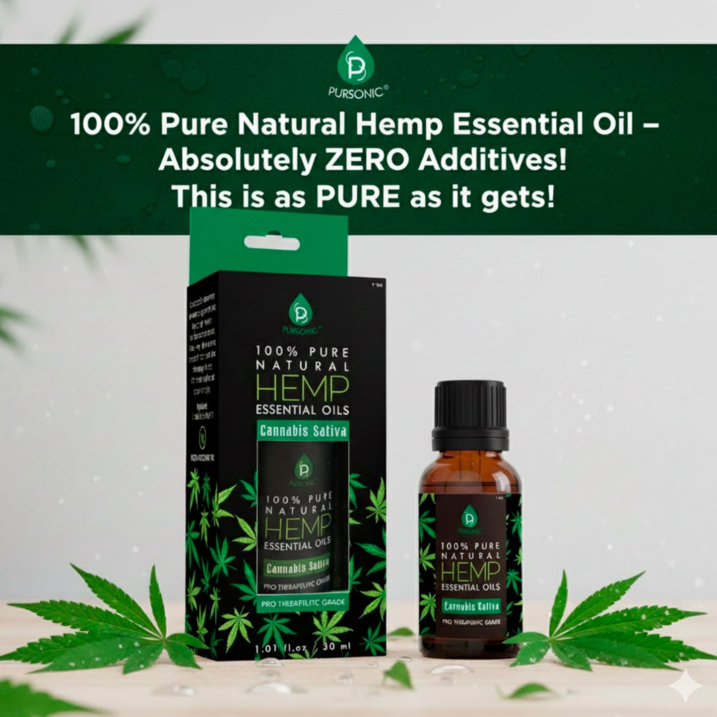 100% Pure Natural Sativa (Hemp) Essential Oil-3