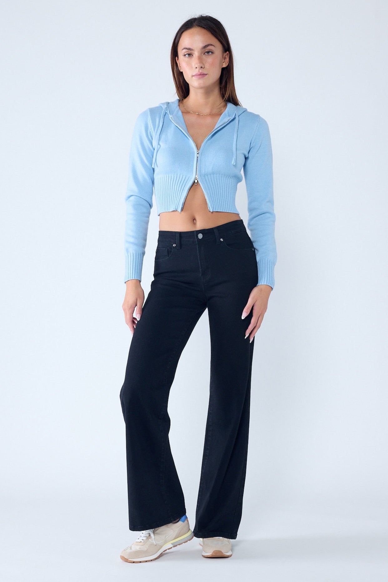 High Rise Classic Wide Leg Jeans