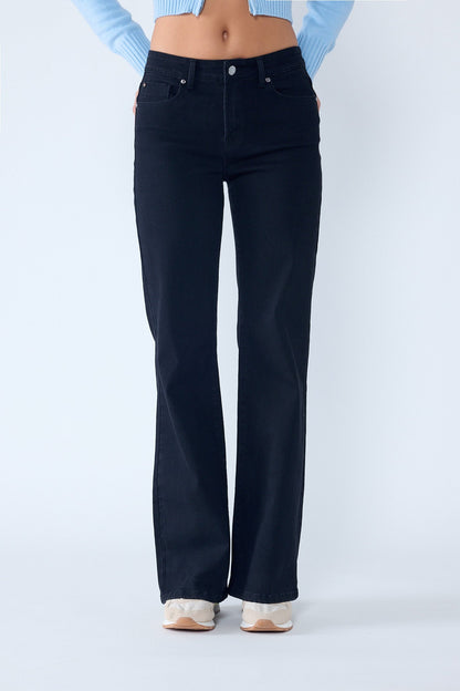 High Rise Classic Wide Leg Jeans