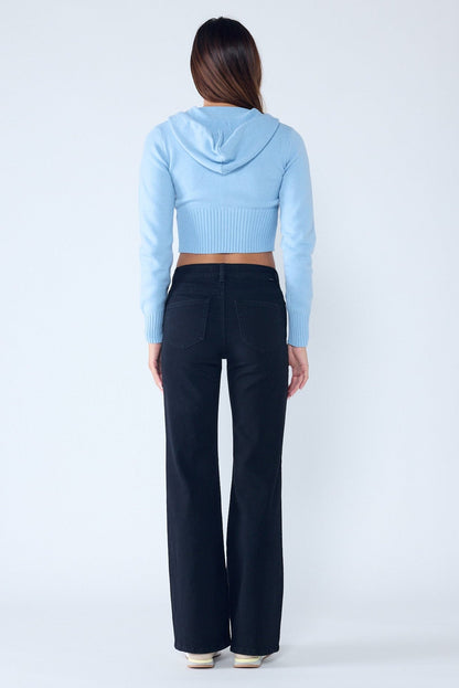 High Rise Classic Wide Leg Jeans
