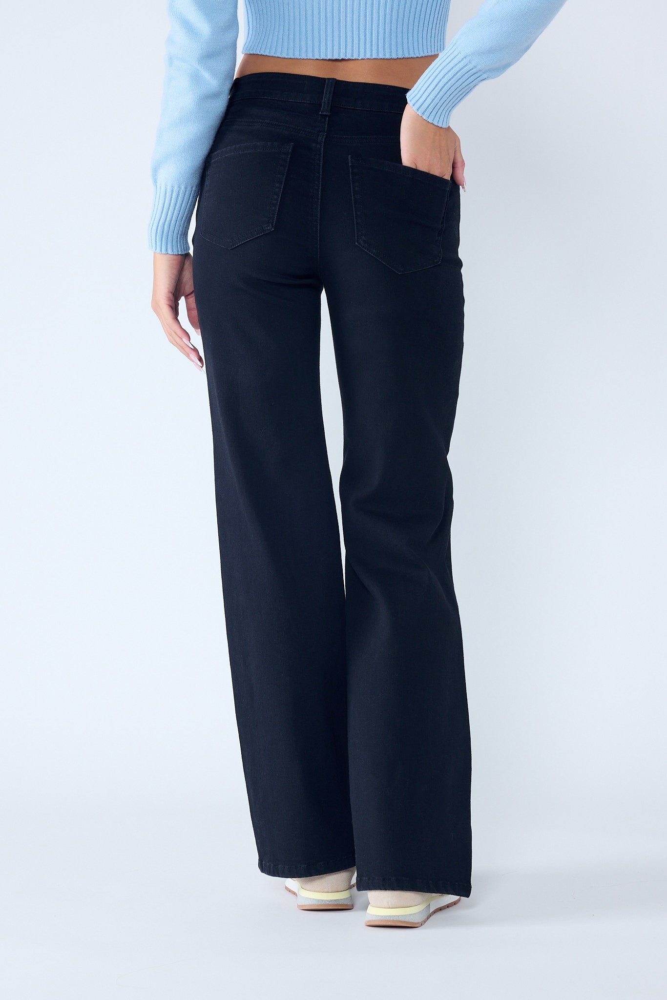 High Rise Classic Wide Leg Jeans