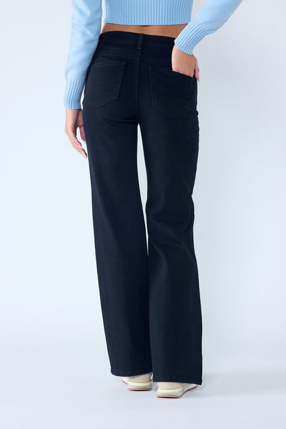 High Rise Classic Wide Leg Jeans